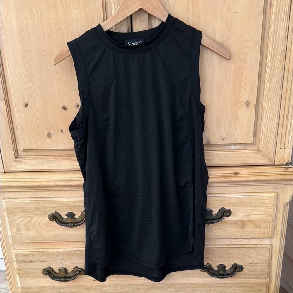SSYS Black Sleeveless Women's Tank Top